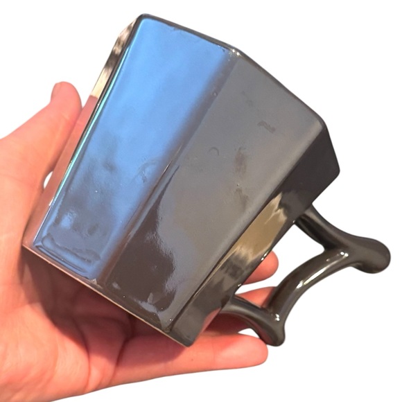 Geometric Starbucks silver Gray Mug - Picture 1 of 4